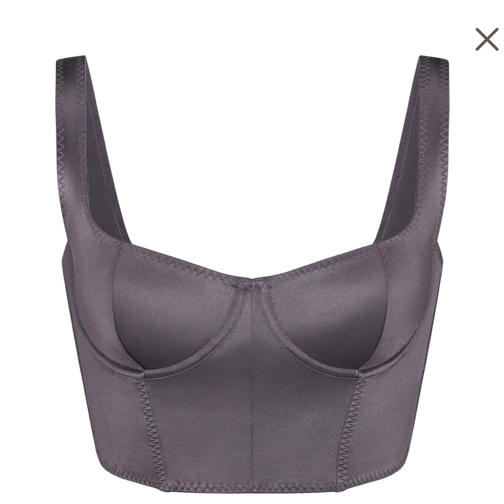 SKIMS STRETCH SATIN CORSET | ARMOR M
